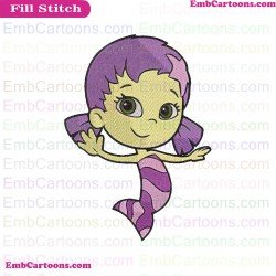 Oona Bubble Guppies Embroidery Design
