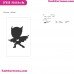 Owlette Black Silhouettes PJ Masks Embroidery Design
