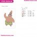 Patrick Star And Spongebob Squarepants Embroidery Design