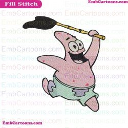 Patrick Star Spongebob Squarepants Embroidery Design