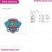 Paw Patrol Logo Embroidery Design