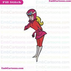 Penelope Pitstop 2 The Wacky Races Embroidery Design