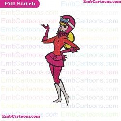 Penelope Pitstop The Wacky Races Embroidery Design