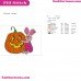 Pig Halloween Embroidery Design