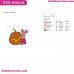 Pig Halloween Embroidery Design
