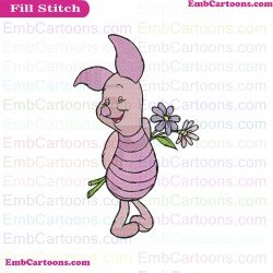 Piglet Winnie The Pooh Embroidery Design 10