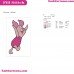Piglet Winnie The Pooh Embroidery Design 12