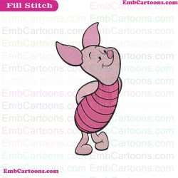 Piglet Winnie The Pooh Embroidery Design 1