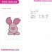 Piglet Winnie The Pooh Embroidery Design 20 Piglet Winnie The Pooh Embroidery Design 20