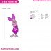Piglet Winnie The Pooh Embroidery Design 3