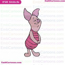 Piglet Winnie The Pooh Embroidery Design 8