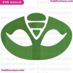 Pj Masks Gekko Green PJ Masks Embroidery Design