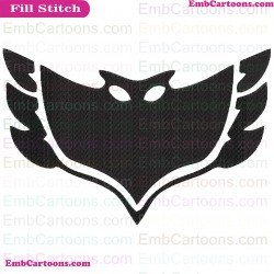 Pj Masks Owlette PJ Masks Embroidery Design