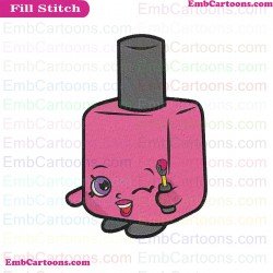 Polly Polish Shopkins Embroidery Design