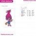 Poppy Bell Trolls Embroidery Design
