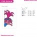 Poppy Half Trolls Embroidery Design