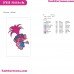 Poppy Jump Trolls Embroidery Design