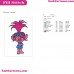 Poppy Stay Trolls Embroidery Design