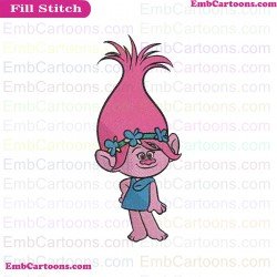 Poppy Trolls Embroidery Design