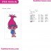 Poppy Trolls Embroidery Design