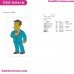 Principal Skinner The Simpsons Embroidery Design