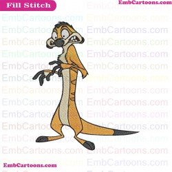 Pumbaa Timon And Pumbaa Embroidery Design 24