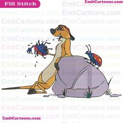 Pumbaa Timon And Pumbaa Embroidery Design 26