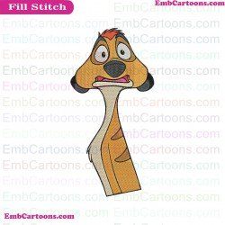 Pumbaa Timon And Pumbaa Embroidery Design 28