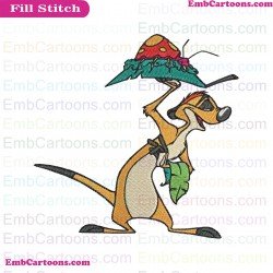 Pumbaa Timon And Pumbaa Embroidery Design 30