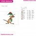 Pumbaa Timon And Pumbaa Embroidery Design 30