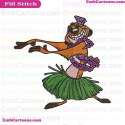 Pumbaa Timon And Pumbaa Embroidery Design 31