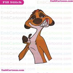Pumbaa Timon And Pumbaa Embroidery Design 32