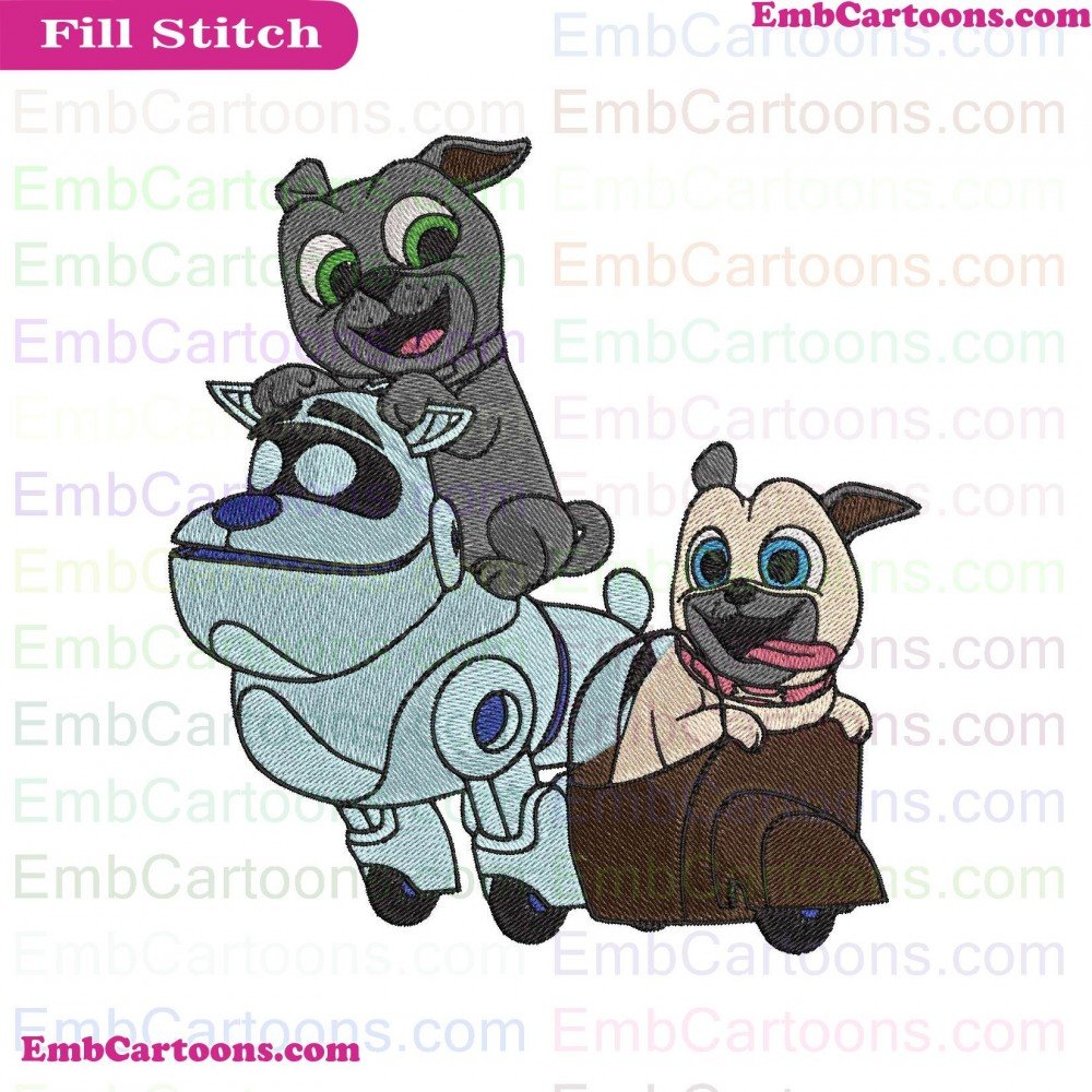 Puppy Dog Applique Design, Puppy Dog Embroidery Design, Dog Pals Applique Design, Dog Pals Embroidery Design, Pals Arf Applique Design, Pals Arf Embroidery Design, Arf With Applique Design, Arf With Embroidery Design, With Bingo Applique Design, With Bing