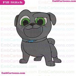 Puppy Dog Pals Bingo Wink Embroidery Design