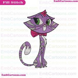 Puppy Dog Pals Hissy Embroidery Design