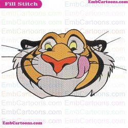 Rajah Face Aladdin Embroidery Design