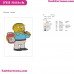 Ralph Wiggum The Simpsons Embroidery Design