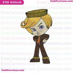 Rancis Fluggerbutter Wreck-It Ralph Embroidery Design