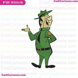 Ranger Smith 3 Yogi Bear Embroidery Design