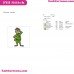 Ranger Smith Thinking Yogi Bear Embroidery Design