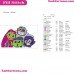 Raven And Starfire And Cyborg And Beast Boy Teen Titans Go Embroidery Design