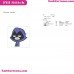 Raven Glance Eye Teen Titans Go Embroidery Design