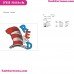 Read Hat Dr Seuss The Cat In The Hat Embroidery Design