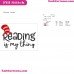 Reading Is My Thing Dr Seuss The Cat In The Hat Embroidery Design