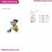 Robin 3 Teen Titans Go Embroidery Design