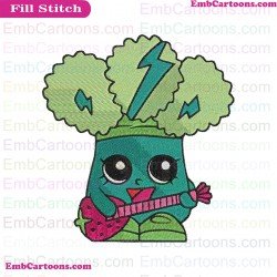 Rockin Broc Shopkins Embroidery Design