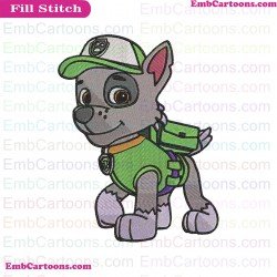 Rocky Paw Patrol Embroidery Design