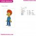 Rod Flanders The Simpsons Embroidery Design