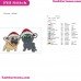 Rolly And Bingo Christmas Puppy Dog Pals Embroidery Design