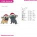 Rolly And Bingo Christmas Puppy Dog Pals Embroidery Design